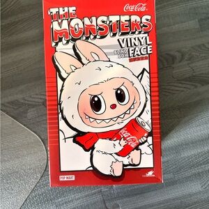 Popmart discontinued Coca-Cola Red and White Collectible Labubu